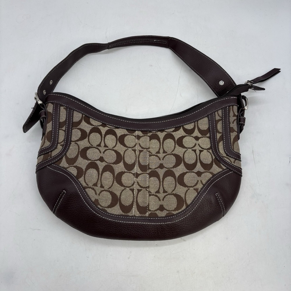 skuu. Coach Vintage Soho K3K 6361 Signature Mini Hobo Demi Buckle Shoulder Bag